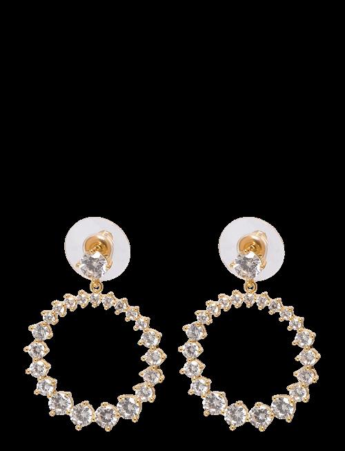 SNÖ of Sweden | Trinnie Round Pendant Ear G/Clear - Onesize | ONE SIZE