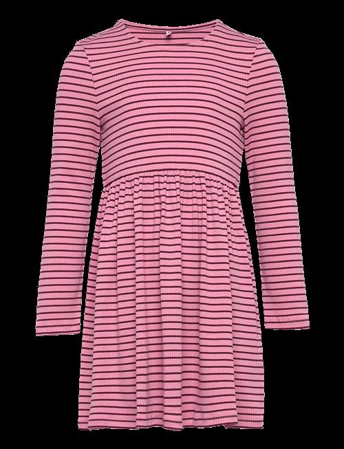 Kids Only | Kmgmaude Life Stripe Ls O-Neck Dress Jrs | 104