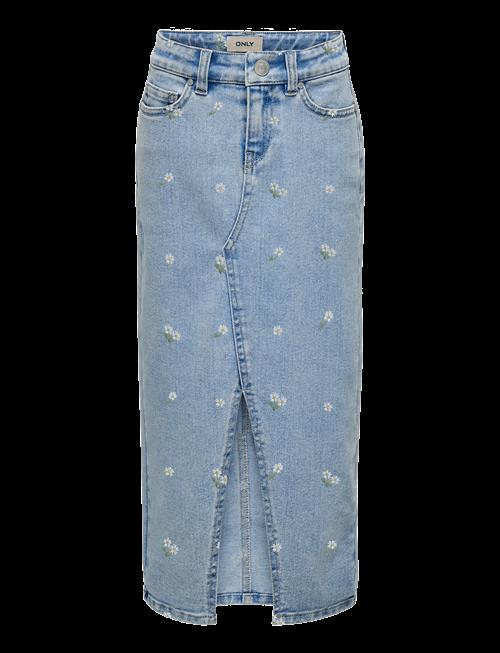 Kids Only | Kogsiri Front Slit Emb Skirt Dnm Azg | 128