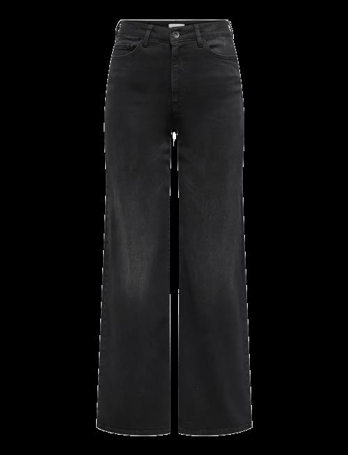JDY | Jdyfelina-Fina Hw Wide Blk Jeansdnm Noos | L x 30