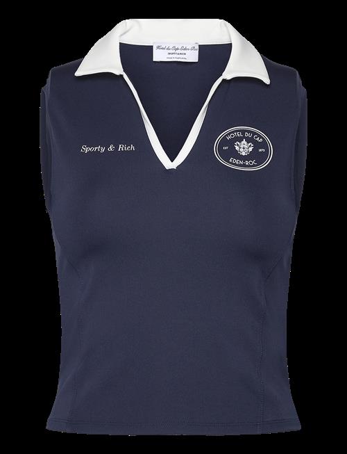 Sporty & Rich | Eden Crest Sports Polo Vest | S