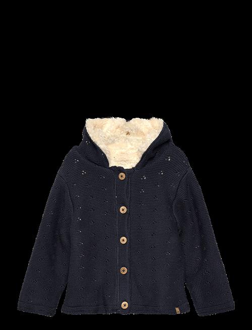 Minymo | Jacket Knit W. Teddy Lining | 50
