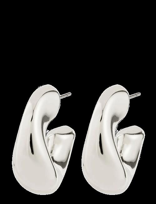 Pilgrim | Jennings Hoop Earrings Silver-Plated | ONE SIZE