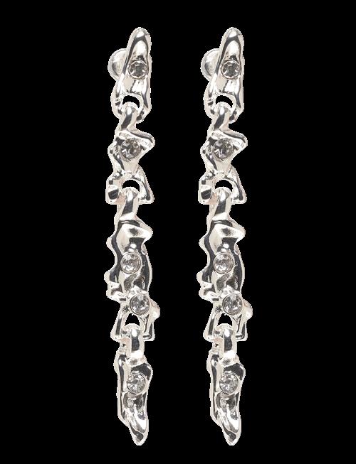Pilgrim | Sunset Crystal Earrings Silver-Plated | ONE SIZE