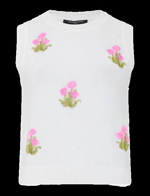 French Connection | Junie Floral Applique Vest | XL