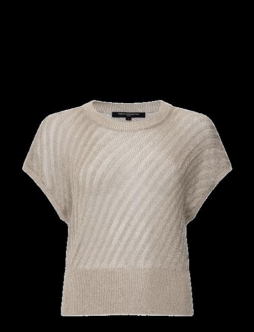 French Connection | Jada Metallic Knit Top | XS