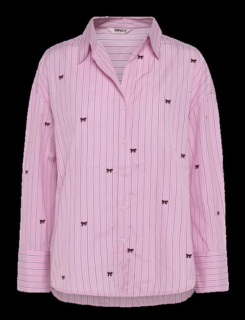 ONLY | Onloregon Zeidi Ls Bow Shirt Noos Wvn | XS