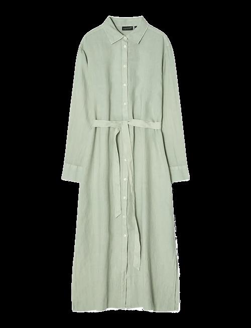Lexington Clothing | Long Linen Shirt Dress | L