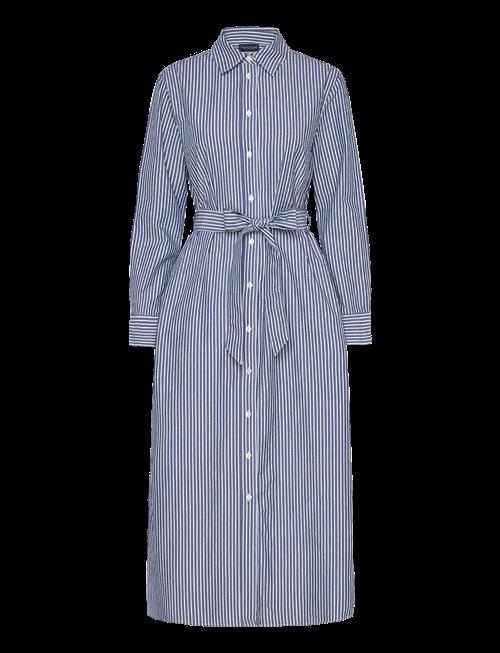 Lexington Clothing | Casual Long Poplin Shirtdress | L
