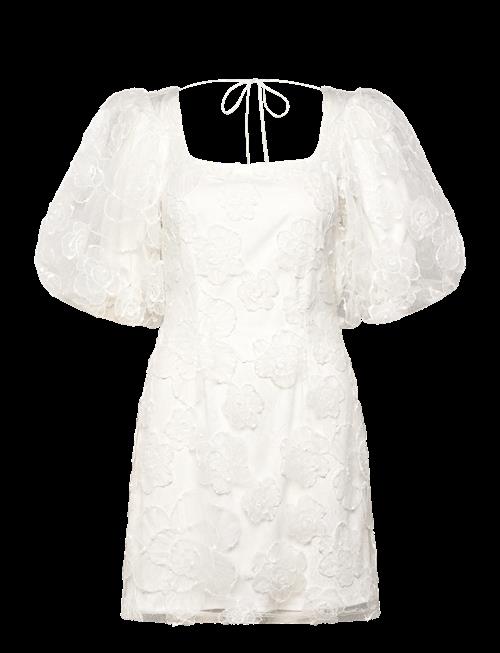 Bubbleroom | Puff Sleeve Embroidered Dress | 34