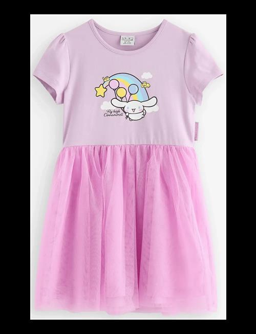 Lindex | Cinnamoroll Short-Sleeved Dress With Tulle Skirt | 116