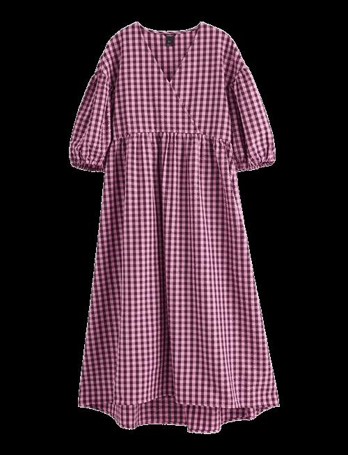 Lindex | Midi Dress In Seersucker | L