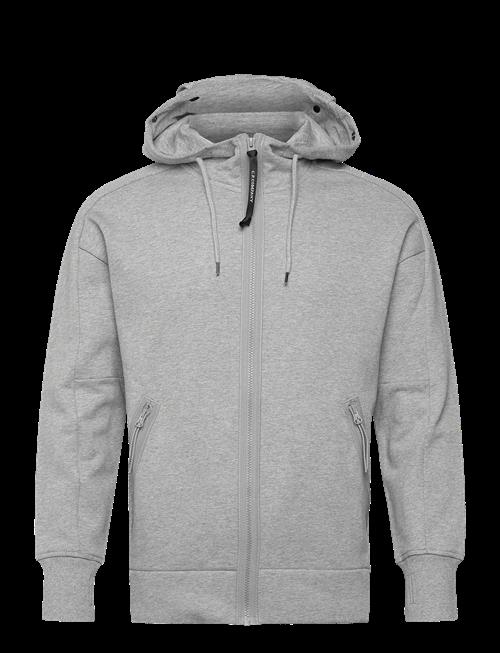 C.P. Company | Diagonal Raised Fleece Goggle Zipped Hoodie | XS
