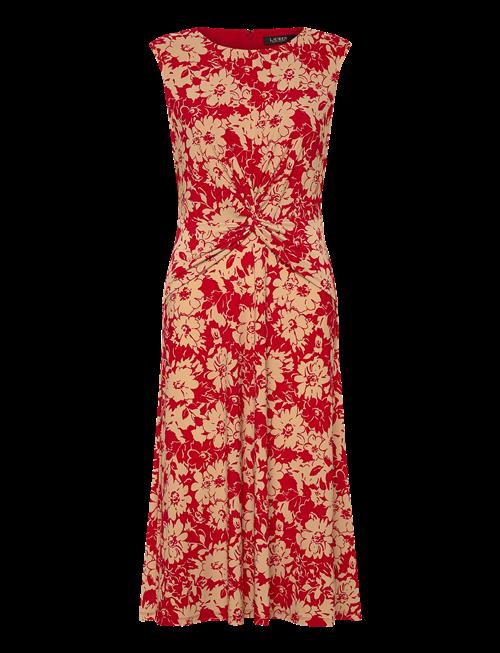 Lauren Ralph Lauren | Floral Twist-Front Stretch Jersey Dress | 44
