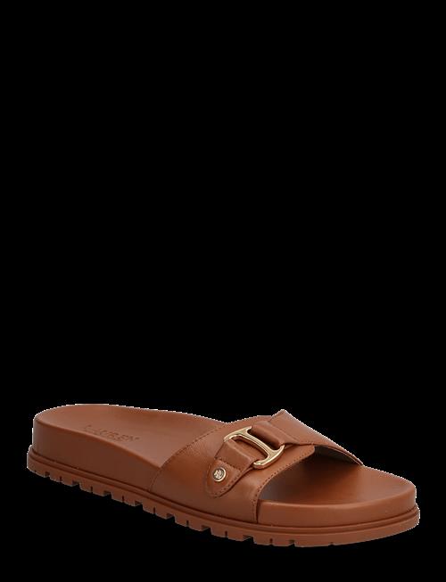 Lauren Ralph Lauren | Tasha Leather Slide Sandal | 41