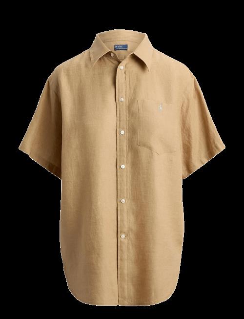 Polo Ralph Lauren | Oversize Fit Linen Short-Sleeve Shirt | XS