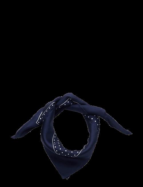 Lauren Ralph Lauren | Polka-Dot Crest Silk Square Scarf | ONE SIZE