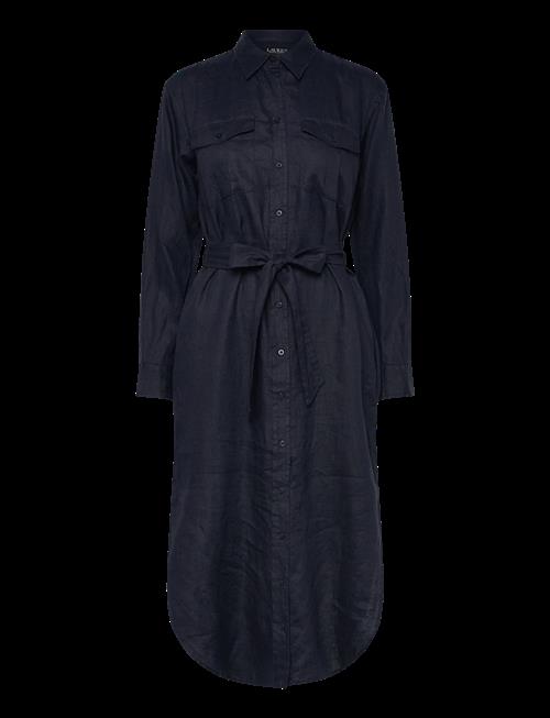 Lauren Ralph Lauren | Belted Linen Midi Shirtdress | 36