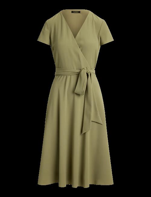 Lauren Ralph Lauren | Belted Georgette Surplice Dress | 44