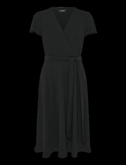 Lauren Ralph Lauren | Belted Georgette Surplice Dress | 36