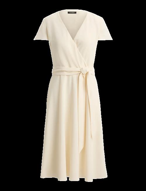 Lauren Ralph Lauren | Belted Georgette Surplice Dress | 34
