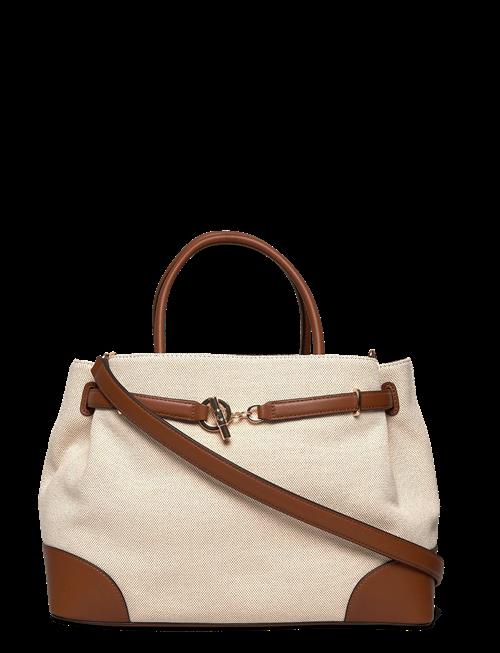 Lauren Ralph Lauren | Cross-Dyed Canvas Large Blaike Satchel | ONE SIZE