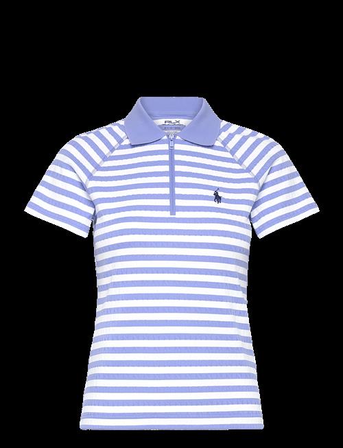 Ralph Lauren Golf | Striped Cable Quarter–Zip Polo Shirt | XS