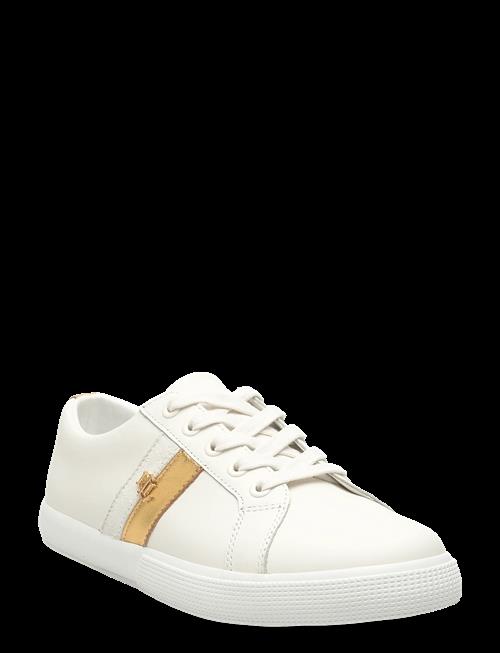 Lauren Ralph Lauren | Janson Ii Metallic-Trim Leather Sneaker | 40