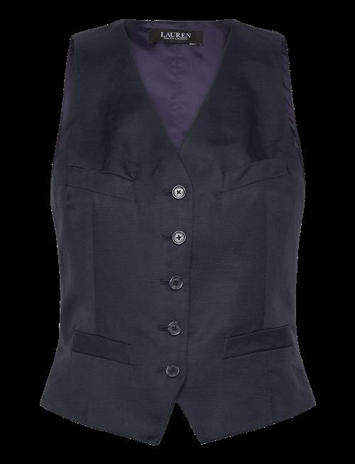 Lauren Ralph Lauren | Lt Drapy Linen Visc-Wvn-Vest | 38