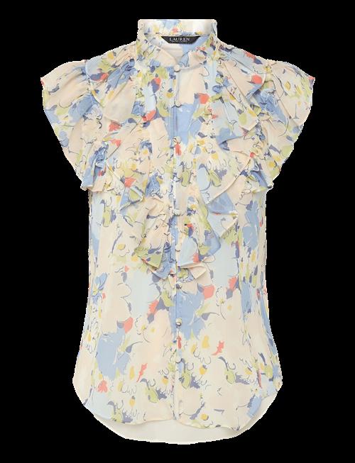 Lauren Ralph Lauren | Poly Crinkle Ggt 58-Wvn-Shirt | XS