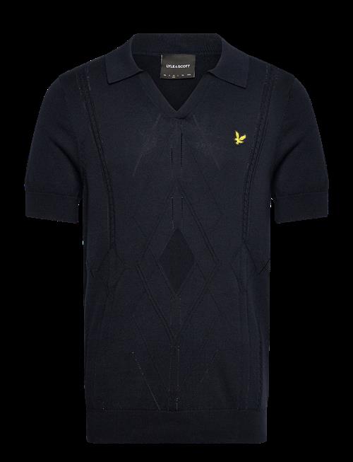 Lyle & Scott | Argyle Knitted Polo | M