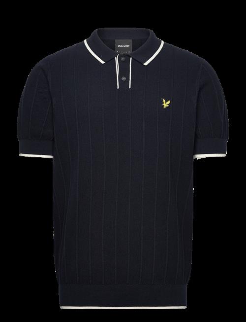 Lyle & Scott | Tipped Pique Knitted Polo | L