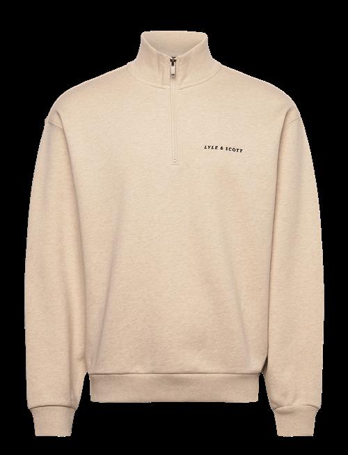 Lyle & Scott | Script Heavyweight Loopback Quarter Zip Sweatshirt | M