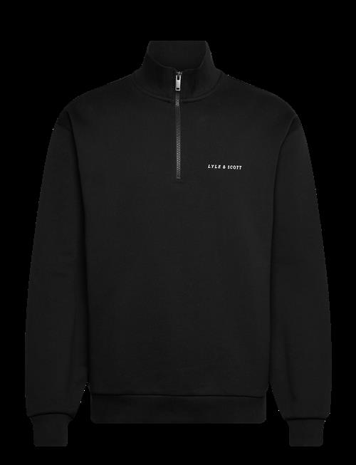 Lyle & Scott | Script Heavyweight Loopback Quarter Zip Sweatshirt | L