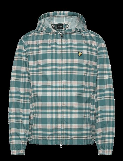Lyle & Scott | Tartan Hooded Zip Through Jacket | XXL