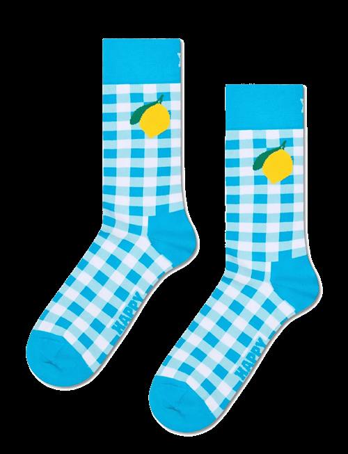Happy Socks | Gingham Lemon Sock | 41-46