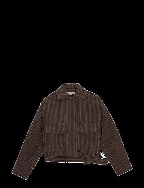 REMAIN Birger Christensen | Striped Bomber Jacket | 34