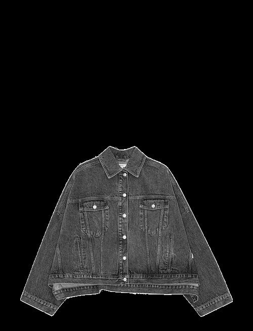 REMAIN Birger Christensen | Drapy Back Denim Jacket | 40