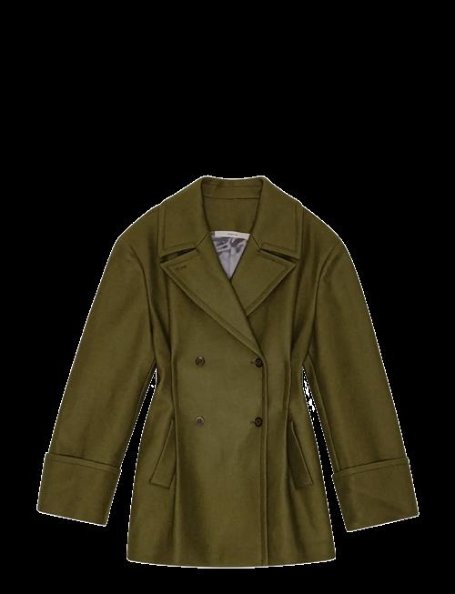REMAIN Birger Christensen | Peacoat With Pleats | 42