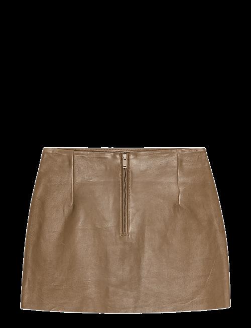 REMAIN Birger Christensen | Mini Leather Skirt | 36
