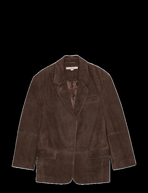 REMAIN Birger Christensen | Oversized Suede Blazer | 36