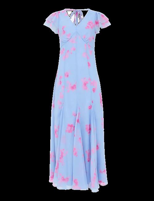 French Connection | Myla Emina Chiffon Tea Dress | 40