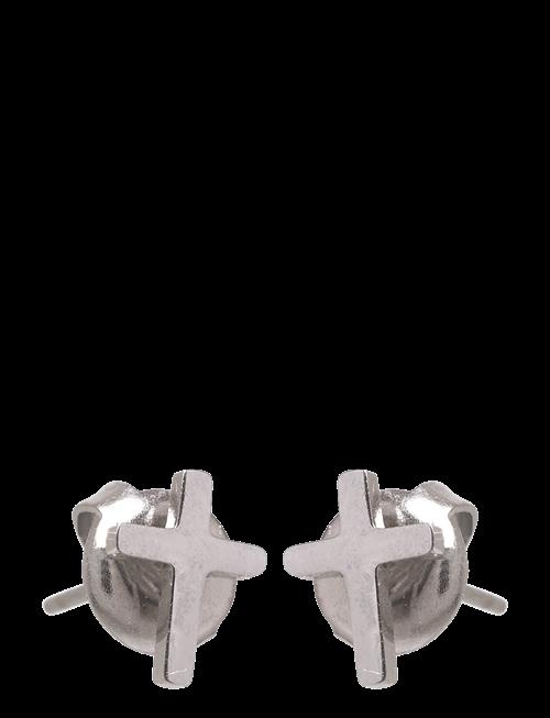 Samie | Cross - Earstuds Steel | PAIR
