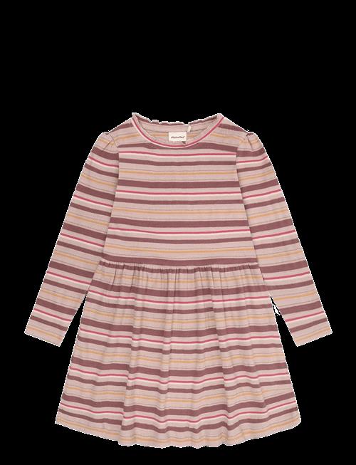 Minymo | Dress Ls Y/D Rib | 140
