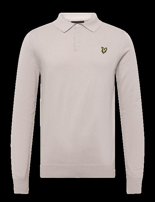 Lyle & Scott | Cotton Merino Long Sleeve Knitted Polo | XS
