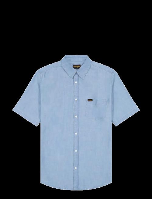 Wrangler | Ss Chambray Shirt | XL x 00