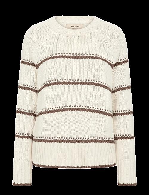 MOS MOSH | Mmrola Bine Stripe Crewneck Knit | L