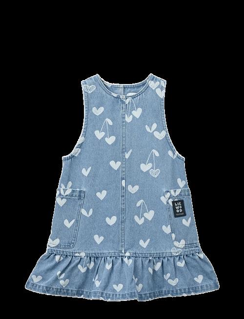 Liewood | Angelica Printed Denim Frill Dress | 92