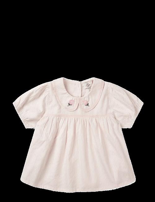 Copenhagen Colors | Seersucker Blouse W. Collar | 92