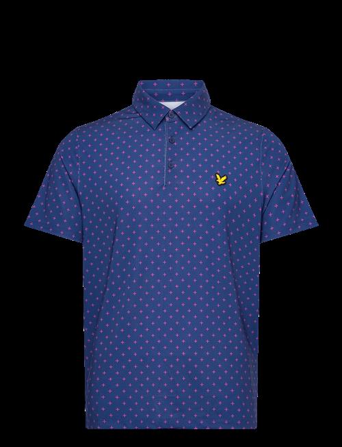 Lyle & Scott Sport | Golf Cross Print  Polo | M